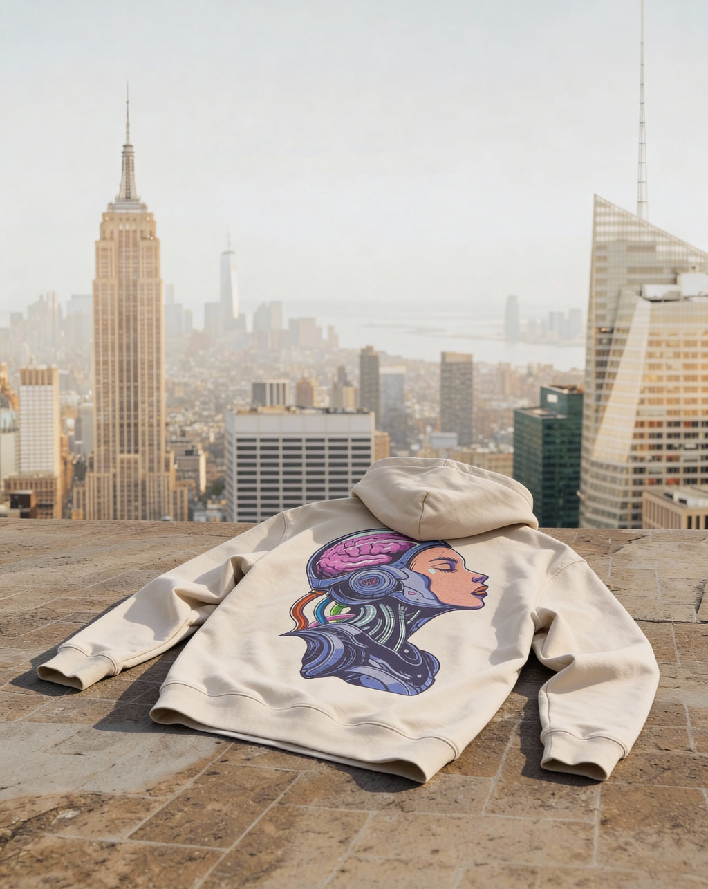 Sudadera Hoodie Eco Values · Cyborg