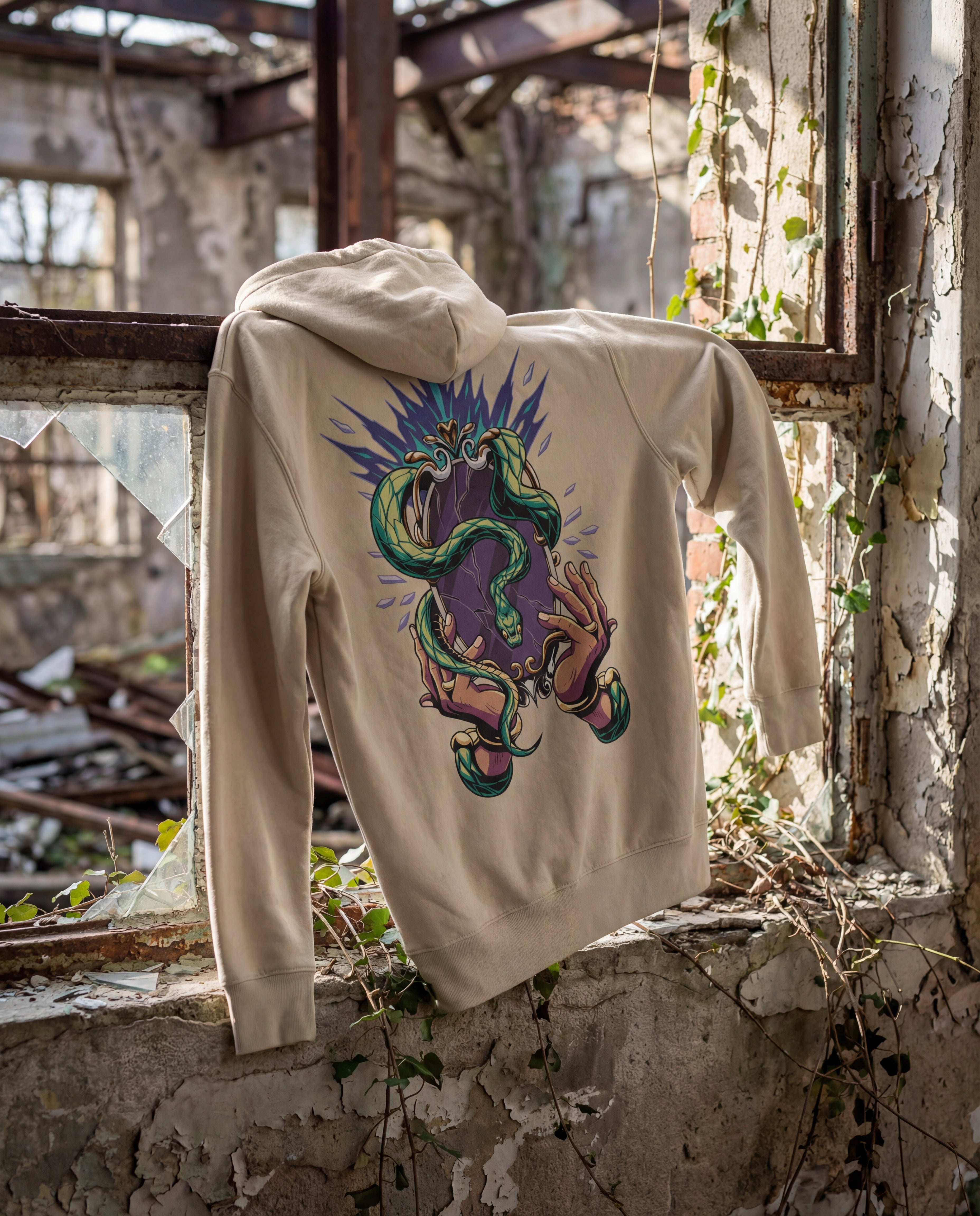 Sudadera Hoodie Eco Values · Snake