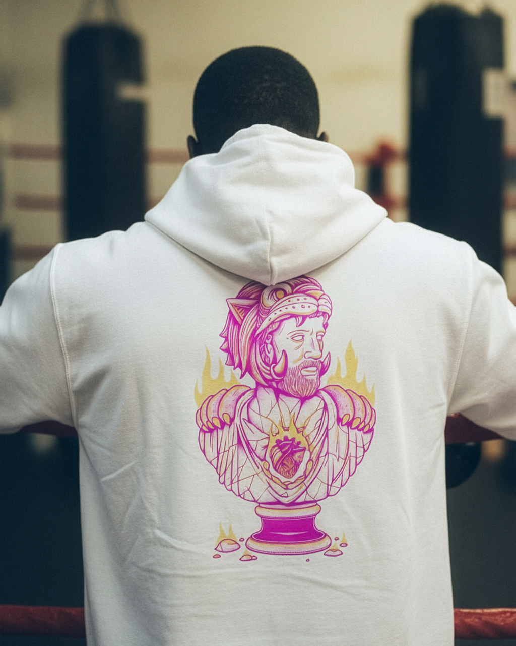 Sudadera Hoodie Eco Values · Lion